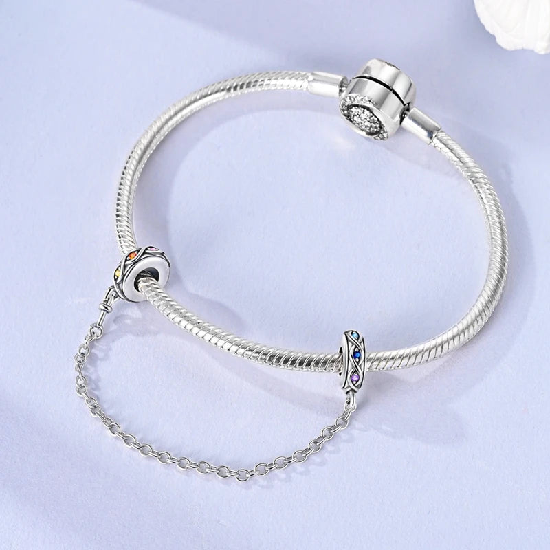 New 925 Sterling Silver Charms Bead Penguin Owl Bow Heart Charm Fit Original Pendant Bracelet Jewelry Making For Women Gift