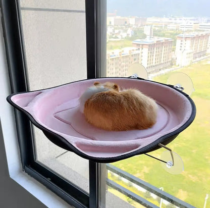 New Cat Window Hammock Climbing Frame Pet Kitty Hanging Sleeping Cats Bed Sunny Window Seat Nest Bearing 15kg Cat Accessories