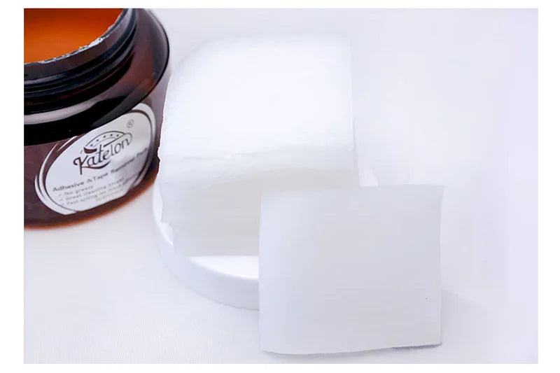 New Non-woven Lace Glue Remover Pads For Wigs 20Pcs Remover For Tape In Hair Extensions Wholesalers Factory Price Wig Repair Kit