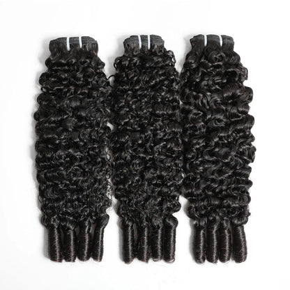 Burmese Curly Hair Bundles Human Hair Extensions Unprocessed Raw Hair Burmese 3C4A Curls 1/3/4 Pcs Human Hair Bundles Weave Deal