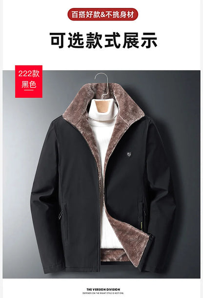 2024 Winter jackets men Fashion Thick Warm Cotton-Padded Jacket Men's Casual Loose style High Quality Large Size coat male 8XL
