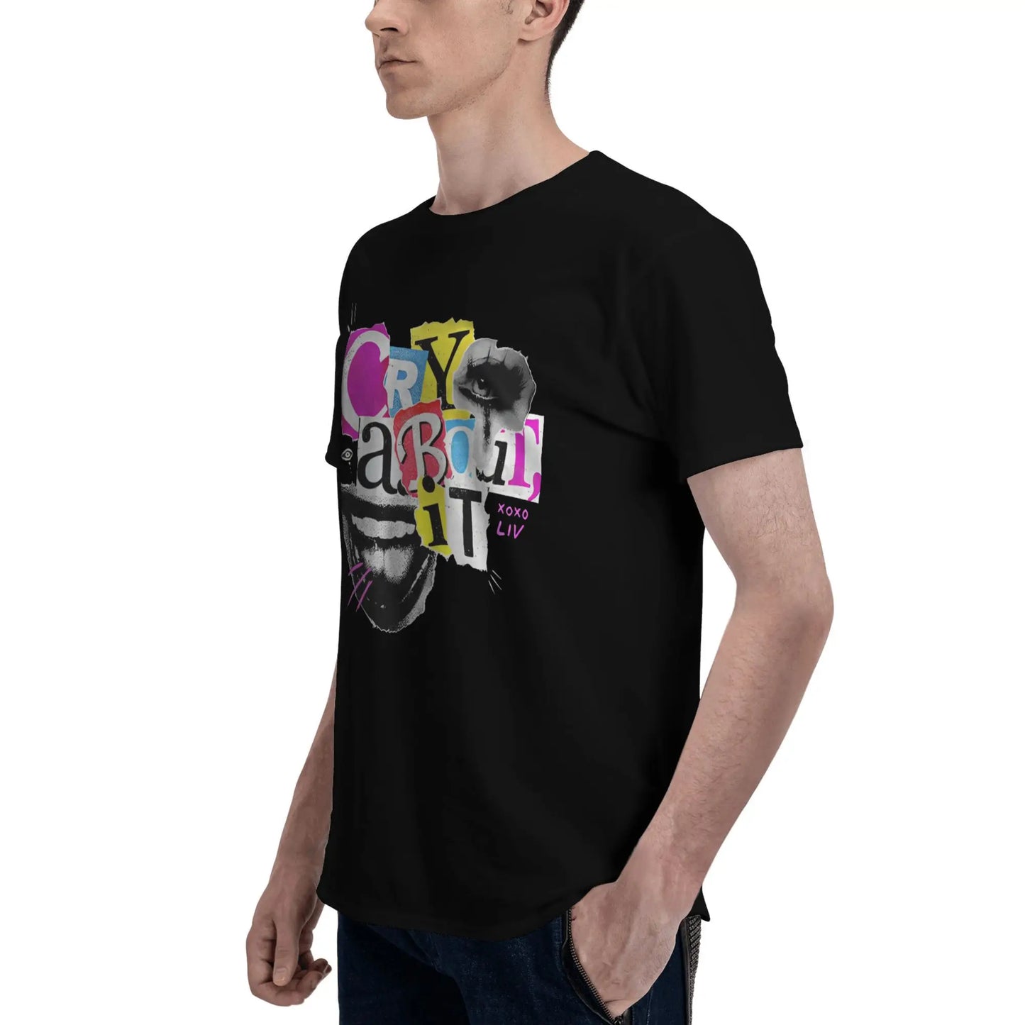 Man T-Shirt Liv Morgan T-Shirts Fashion  Summer Tees Vintage Design Cotton Clothing Birthday Gift