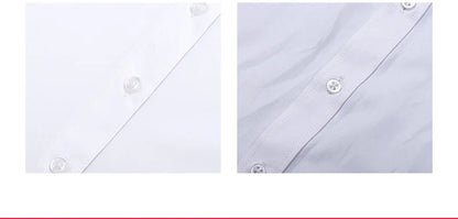 Men's new short-sleeved shirt 7XL8XL business casual non-ironing high quality plus-size spring and summer fashion cargo clothes
