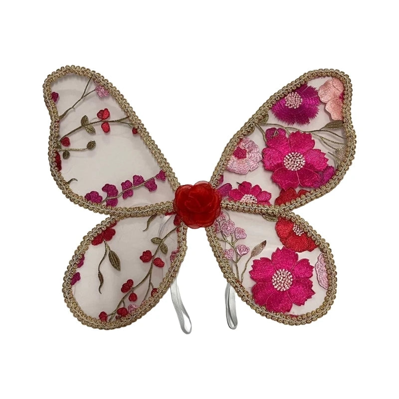 Child Butterfly Wing Photography Props Lace Butterfly Wing for Creative Play