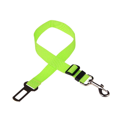 Dog Car Seat Belt Safety Protector Travel Pets Accessories Dog Leash Collar Breakaway Solid Car Harness