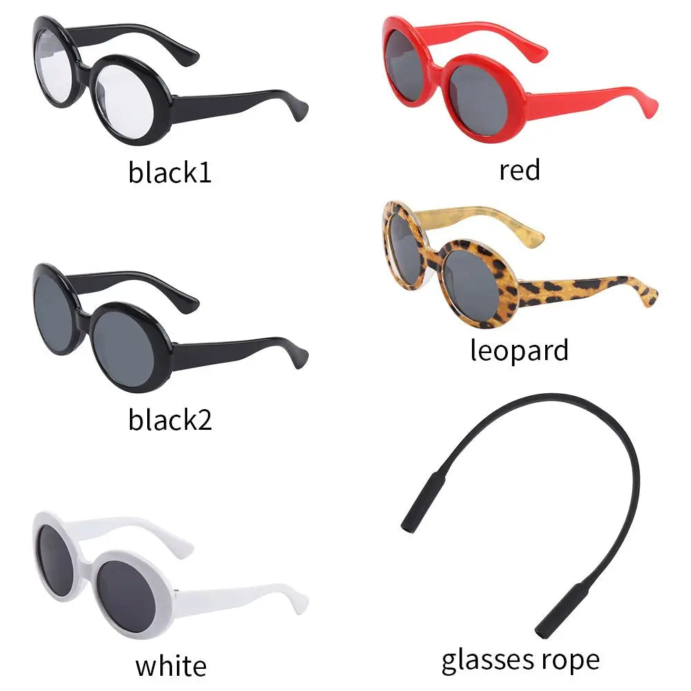 Gafas de gato, gafas de sol redondas de moda, producto para mascotas pequeñas, gafas de sol para gatos y perros pequeños para fotografía, accesorios para mascotas