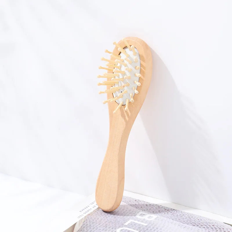 NEW Custom Name Wooden DIY Baby Hairbrushes Engrave Infant Name Wooden Newborn Hair Brush Comb Brush Birthday Baby Shower Gifts