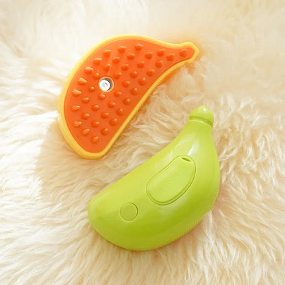 Rotate Steam Brush for Cat Dog Comb Electric Spray Removes Hair Cat Brush Soft Silicone Massage Grooming Comb Pet Accessories