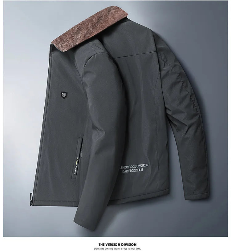 2024 Winter jackets men Fashion Thick Warm Cotton-Padded Jacket Men's Casual Loose style High Quality Large Size coat male 8XL
