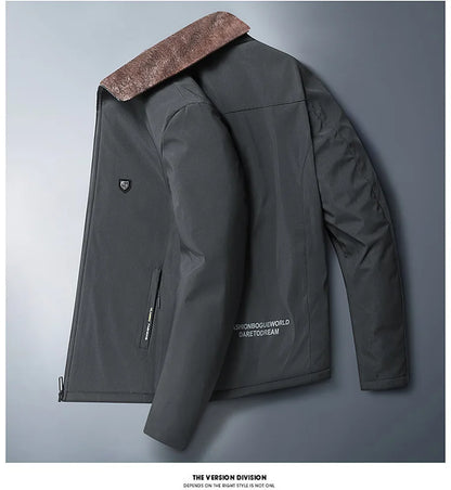 2024 Winter jackets men Fashion Thick Warm Cotton-Padded Jacket Men's Casual Loose style High Quality Large Size coat male 8XL