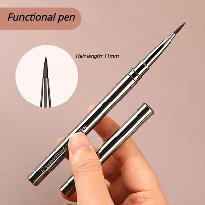 Nails Art Liner Brushes Elongated Lines Striping Drawing Painting  6/9/12/15/18mm Design Pen Professional Manicure Tool New