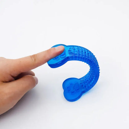 Juguetes para masticar para perros Hot Sale, juguete de hueso de goma para masticadores agresivos, cepillo de dientes para perros, cuidado dental para cachorros, accesorios para mascotas