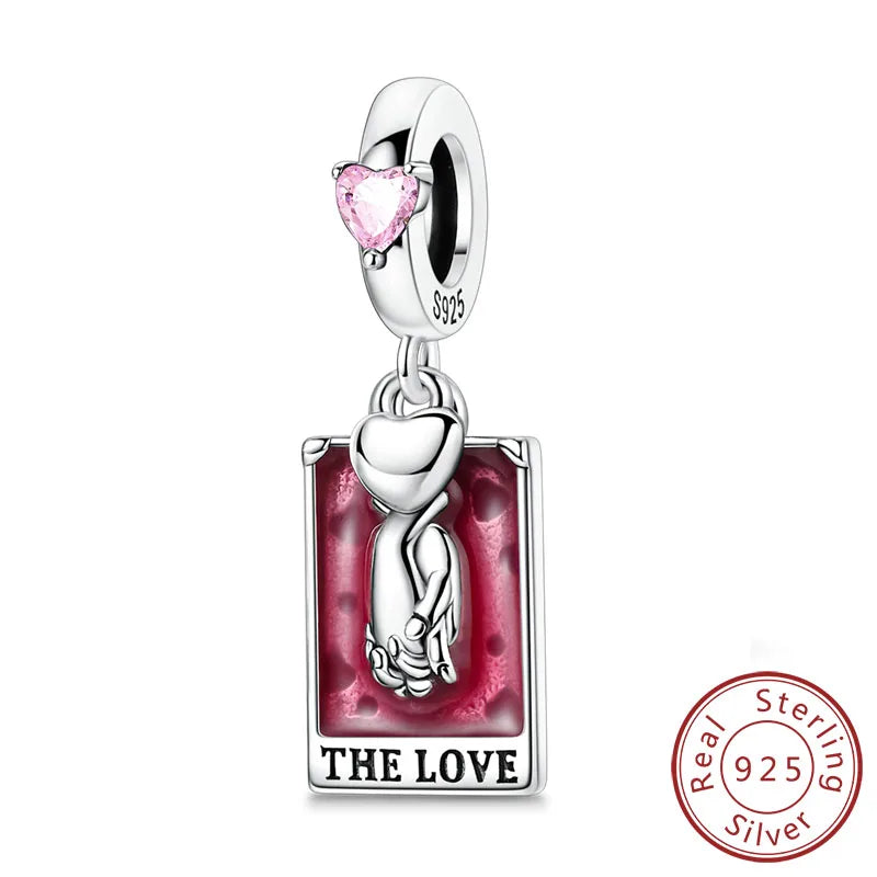 New 925 Sterling Silver Charms Bead Penguin Owl Bow Heart Charm Fit Original Pendant Bracelet Jewelry Making For Women Gift