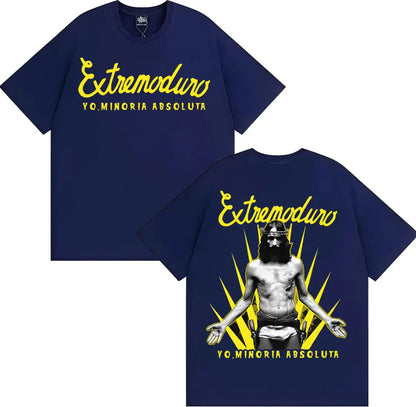 Rock Band Extremoduro Yo,minoria Absolvta T Shirts Men Women Harajuku 90s Vintage Hip Hop T-shirt Summer Tops Loose Cozy T Shirt