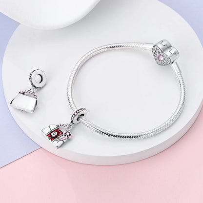 New Arrivals Silver Plated Cute Pet Moon Luminous Firefly Charms Fit Original Bangle Beads Pendent Dangle Bracelet DIY Jewelry