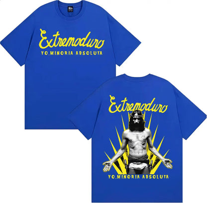 Rock Band Extremoduro Yo,minoria Absolvta T Shirts Men Women Harajuku 90s Vintage Hip Hop T-shirt Summer Tops Loose Cozy T Shirt
