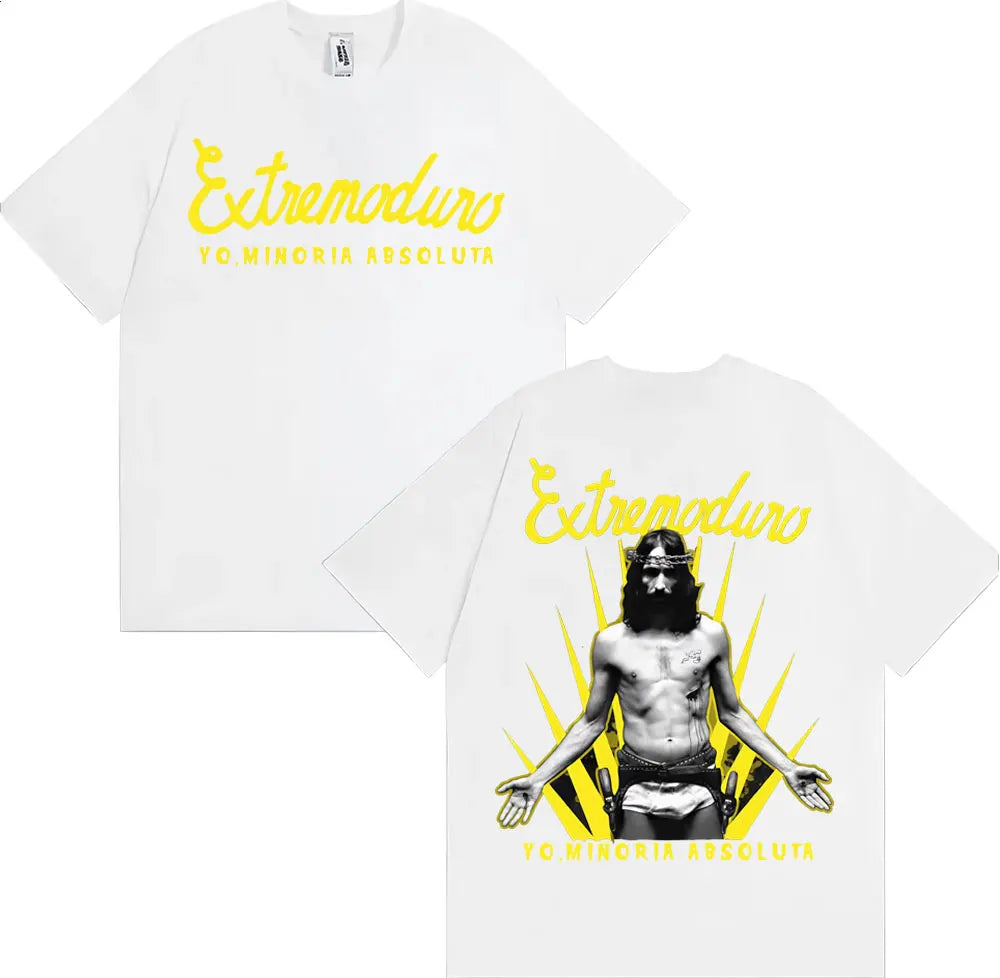 Rock Band Extremoduro Yo,minoria Absolvta T Shirts Men Women Harajuku 90s Vintage Hip Hop T-shirt Summer Tops Loose Cozy T Shirt