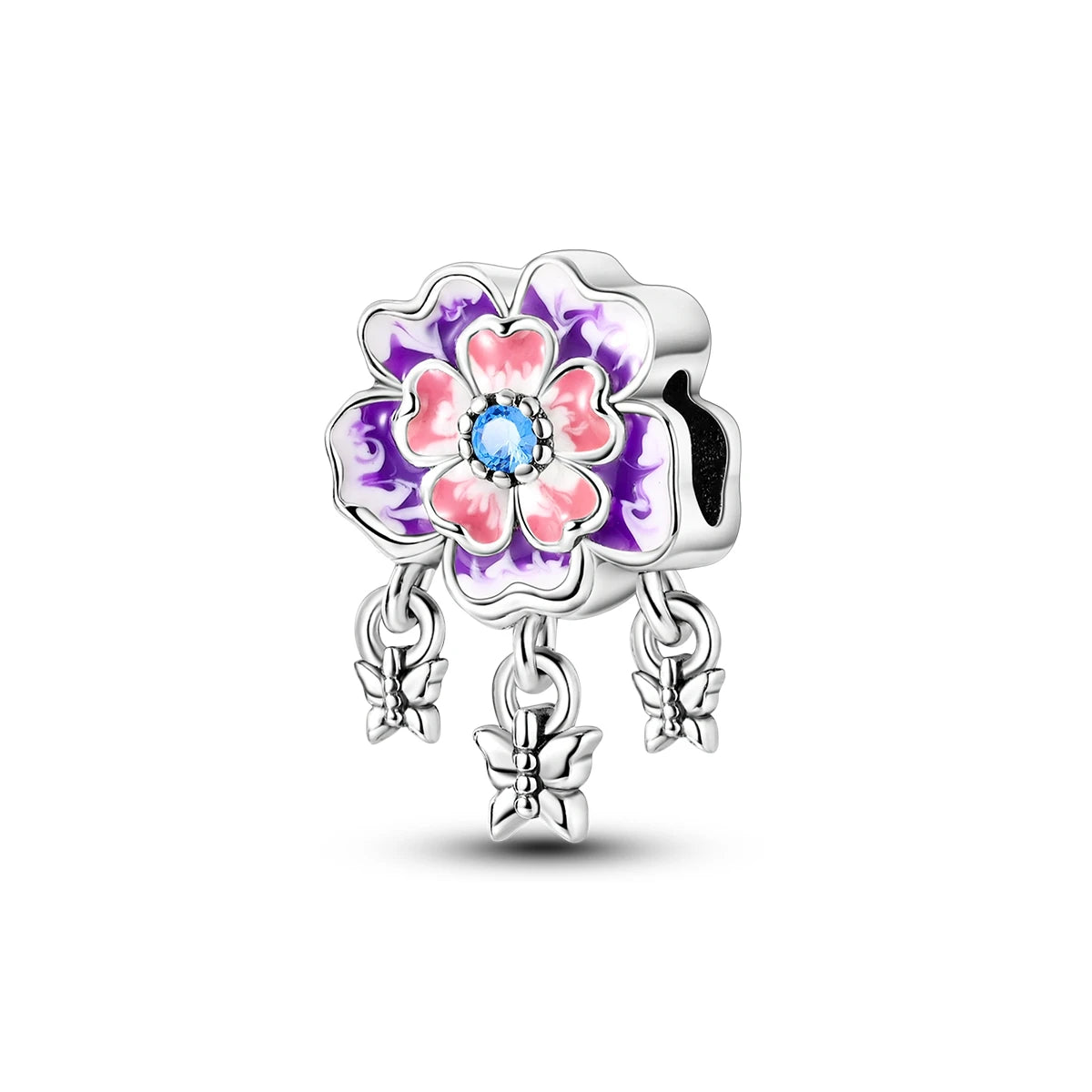 New Arrivals Silver Plated Cute Pet Moon Luminous Firefly Charms Fit Original Bangle Beads Pendent Dangle Bracelet DIY Jewelry
