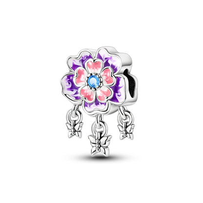 New Arrivals Silver Plated Cute Pet Moon Luminous Firefly Charms Fit Original Bangle Beads Pendent Dangle Bracelet DIY Jewelry