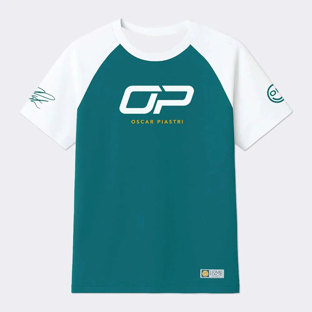 Unisex Streetwear Jersey Home Race Oscarr Piastri Design T-shirt Summer Short Sleeve O-neck Mens Tshirts Graphic Merch Loose