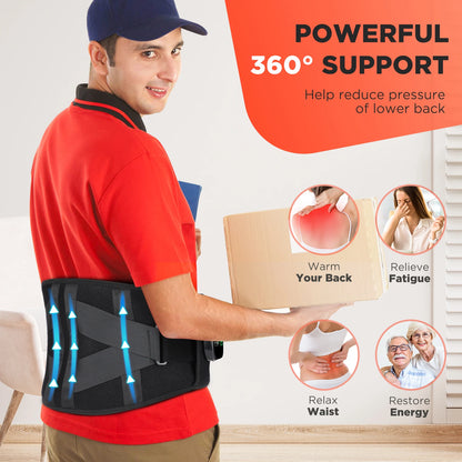 Adjustable warming waist wrap/ Red light comfort belt