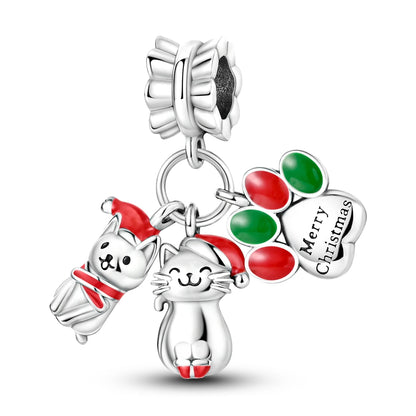 New Arrivals Silver Plated Cute Pet Moon Luminous Firefly Charms Fit Original Bangle Beads Pendent Dangle Bracelet DIY Jewelry