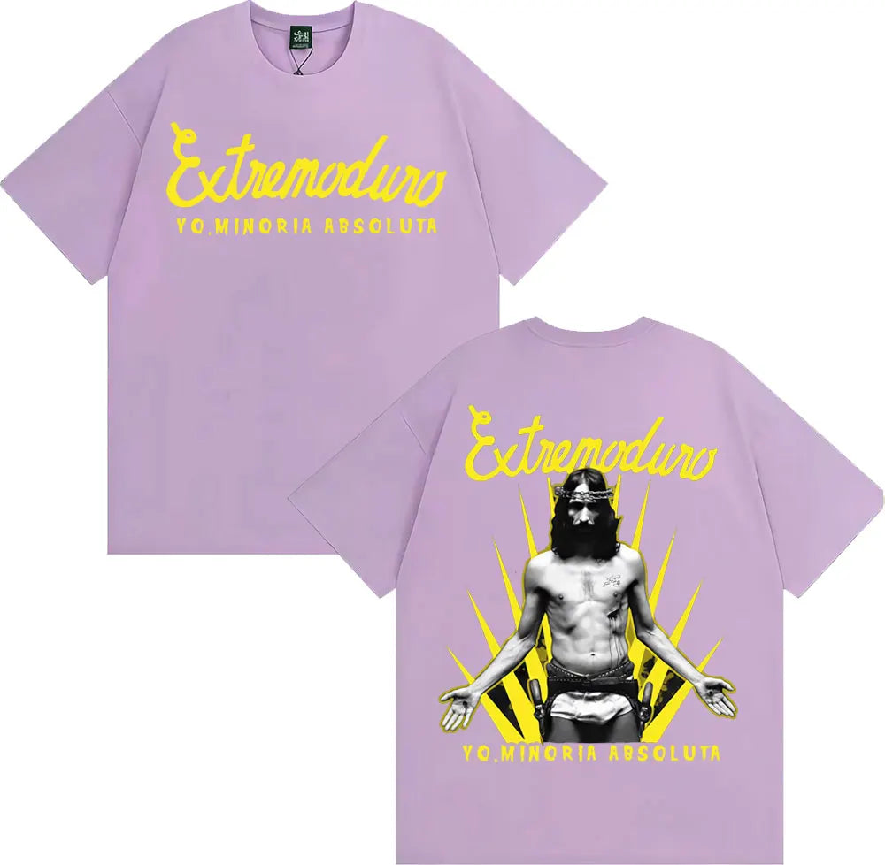 Rock Band Extremoduro Yo,minoria Absolvta T Shirts Men Women Harajuku 90s Vintage Hip Hop T-shirt Summer Tops Loose Cozy T Shirt
