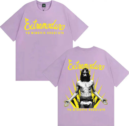 Rock Band Extremoduro Yo,minoria Absolvta T Shirts Men Women Harajuku 90s Vintage Hip Hop T-shirt Summer Tops Loose Cozy T Shirt