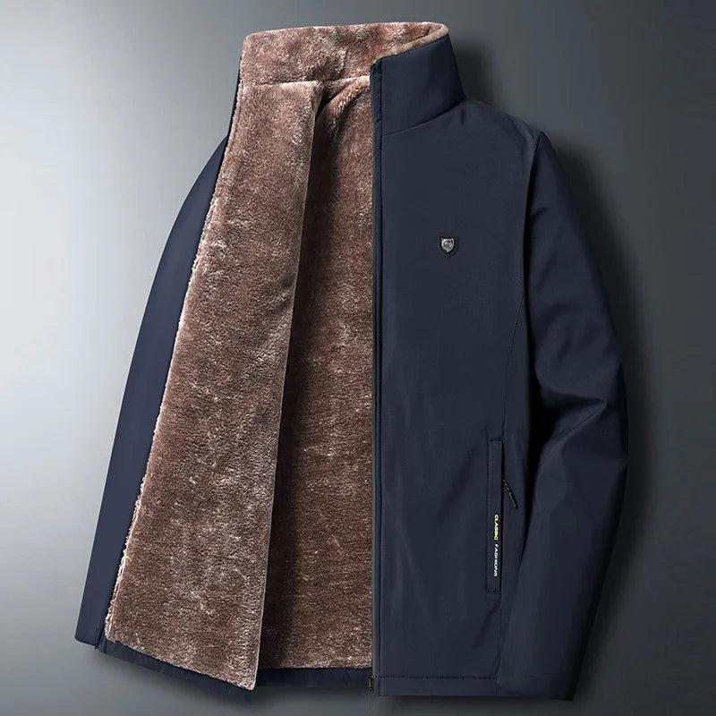 2024 Winter jackets men Fashion Thick Warm Cotton-Padded Jacket Men's Casual Loose style High Quality Large Size coat male 8XL