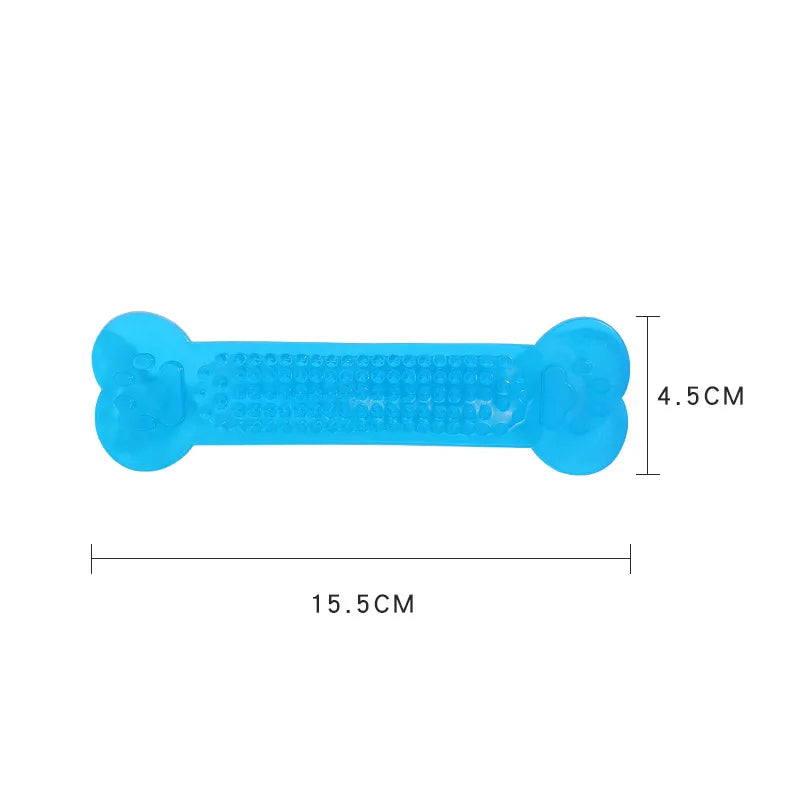 Juguetes para masticar para perros Hot Sale, juguete de hueso de goma para masticadores agresivos, cepillo de dientes para perros, cuidado dental para cachorros, accesorios para mascotas