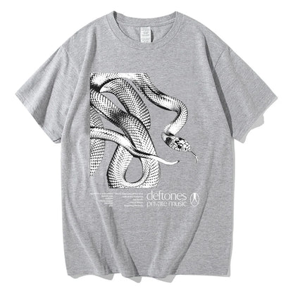 Deftones Private Music Tracklist Tee 2025 Cotton TShirt Men Women Hip Hop Rock Top Fashion Short Sleeve Summer Oversized T-shirt