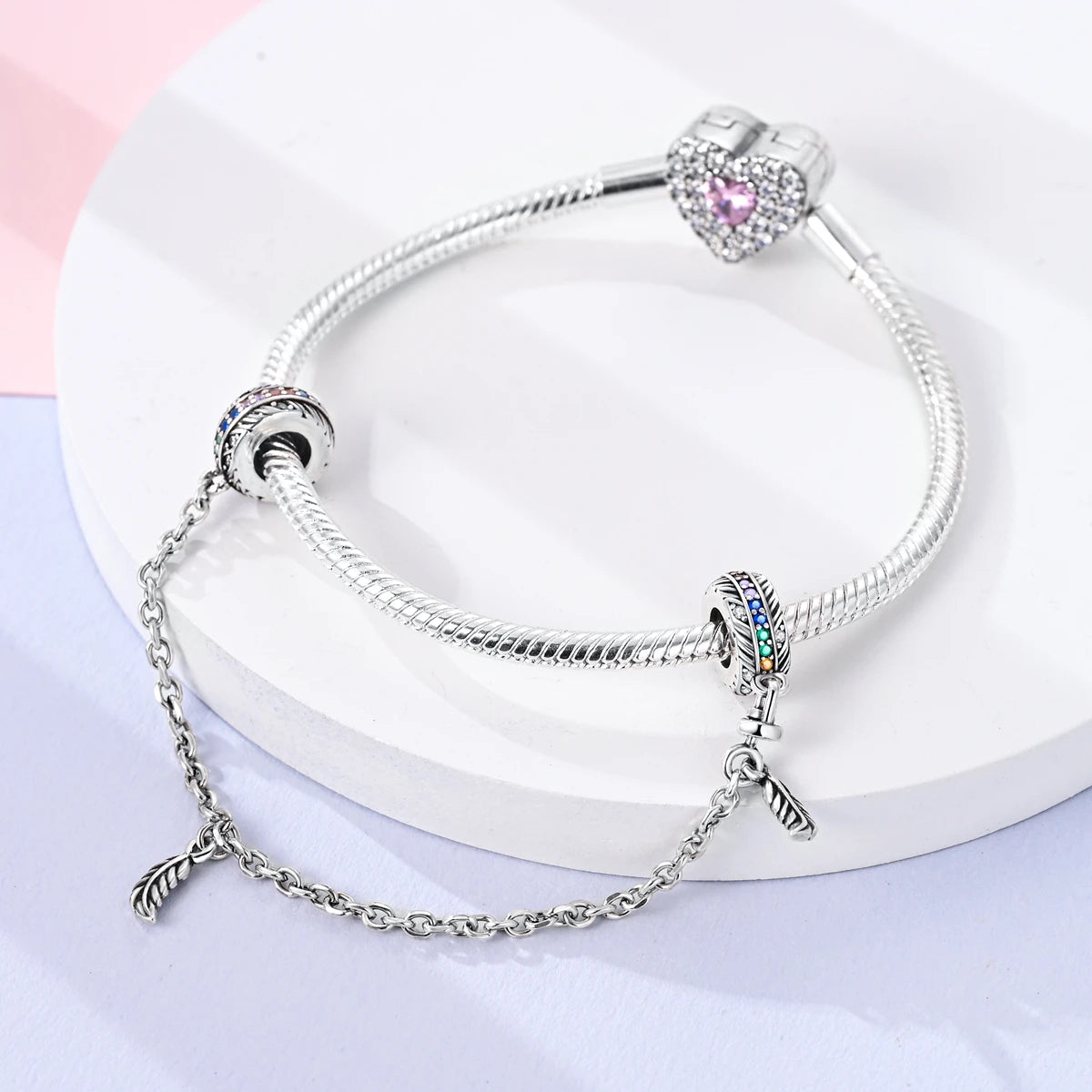 New Arrivals Silver Plated Cute Pet Moon Luminous Firefly Charms Fit Original Bangle Beads Pendent Dangle Bracelet DIY Jewelry