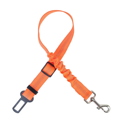 Cinturón de seguridad para coche de mascotas, correa de nailon para vehículos, asiento trasero, cinturón de seguridad ajustable para perros, arnés, collar, accesorios para mascotas para paseos al aire libre