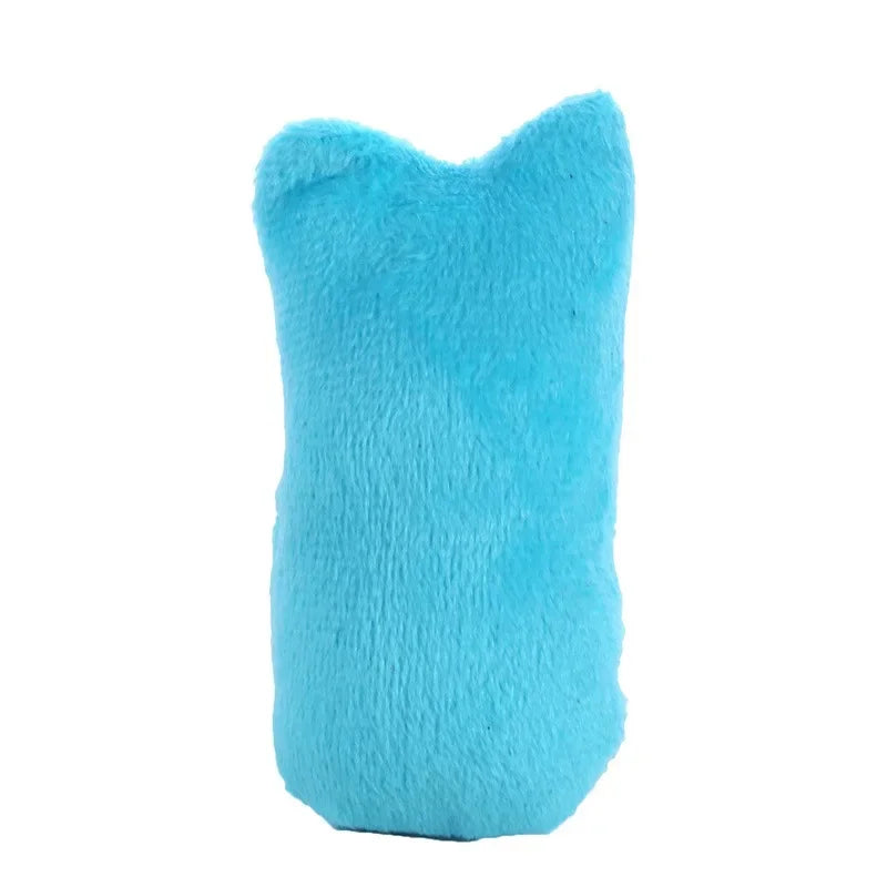 Juguetes de hierba gatera, bonito cojín de peluche para el pulgar, para rechinar los dientes, resistente a las mordeduras, juguete para gatos, accesorios para mascotas