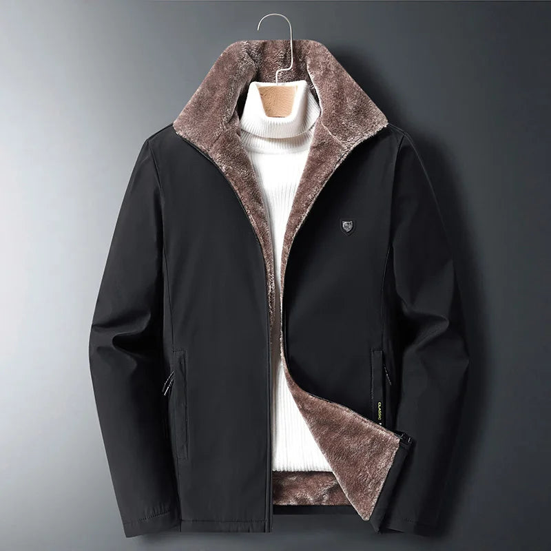 2024 Winter jackets men Fashion Thick Warm Cotton-Padded Jacket Men's Casual Loose style High Quality Large Size coat male 8XL