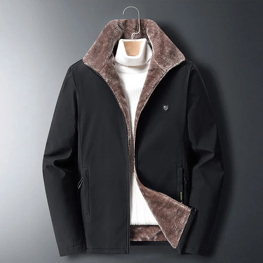 2024 Winter jackets men Fashion Thick Warm Cotton-Padded Jacket Men's Casual Loose style High Quality Large Size coat male 8XL
