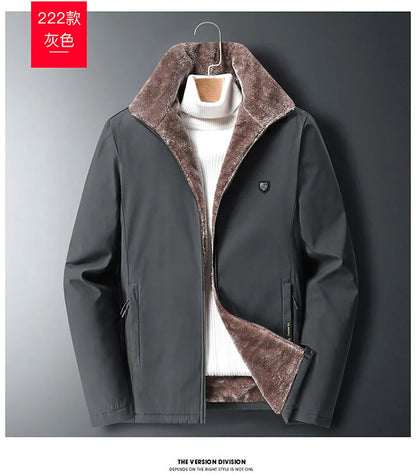 2024 Winter jackets men Fashion Thick Warm Cotton-Padded Jacket Men's Casual Loose style High Quality Large Size coat male 8XL