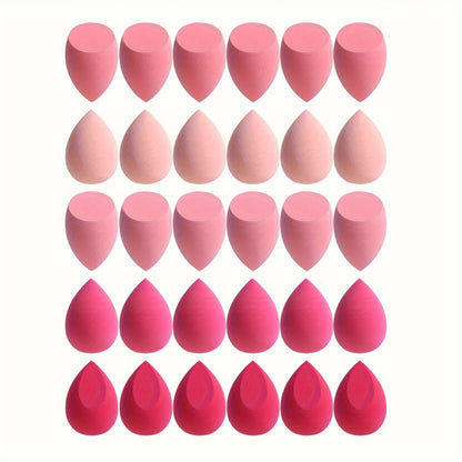 4/7/18piece makeup sponge set suitable for liquid BB cream powder application makeup egg dry wet dual-use powder puff girl