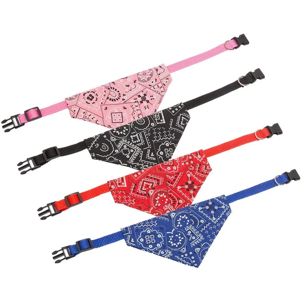 Pañuelo para Collar de Perro, Pañuelo Ajustable para Cuello de Perro, Pañuelo para Cachorros y Gatos, Accesorios para Mascotas Pequeñas, Medianas y Grandes
