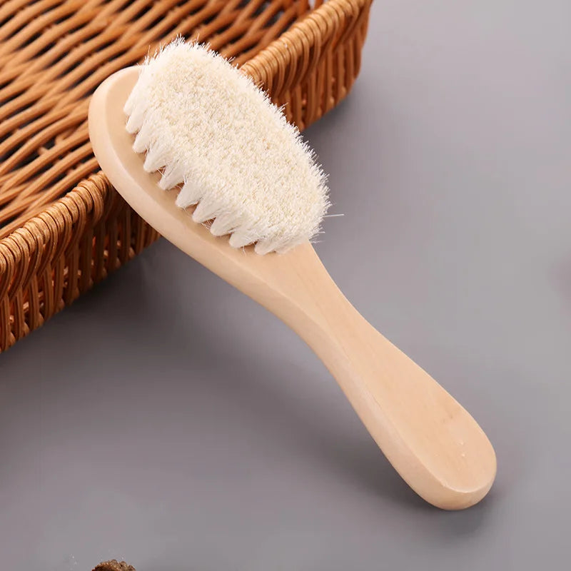 NEW Custom Name Wooden DIY Baby Hairbrushes Engrave Infant Name Wooden Newborn Hair Brush Comb Brush Birthday Baby Shower Gifts
