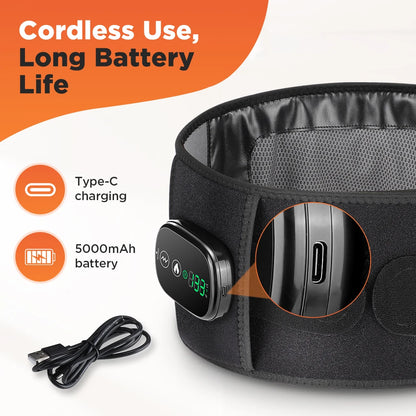 Adjustable warming waist wrap/ Red light comfort belt