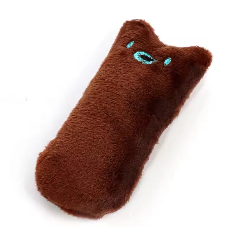 Juguetes de hierba gatera, bonito cojín de peluche para el pulgar, para rechinar los dientes, resistente a las mordeduras, juguete para gatos, accesorios para mascotas