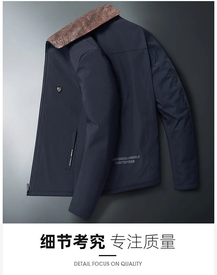 2024 Winter jackets men Fashion Thick Warm Cotton-Padded Jacket Men's Casual Loose style High Quality Large Size coat male 8XL