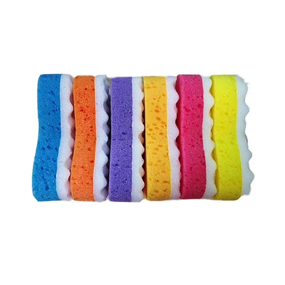 1/3PCS New Soft Bath Sponge Shower Natural Gentle Soothing Body Fiber Exfoliating Shower Sponge Wash Bouquet Bathing Accessories