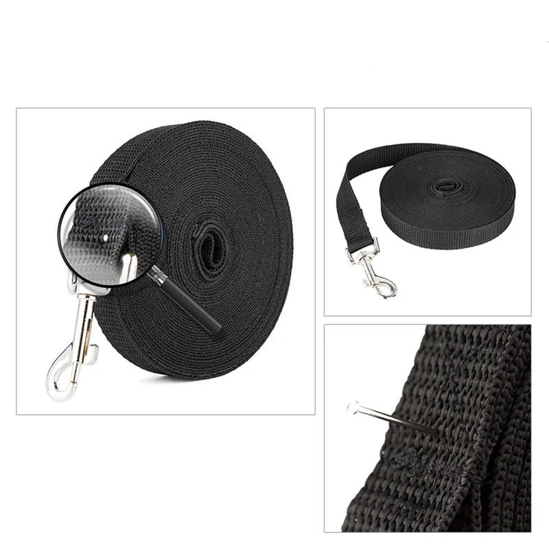 Correa para perros medianos y grandes, cachorros, gatos, para pasear, entrenar, cuerda de nailon para perros grandes, correas largas de 6m 10m 15m 20m 30m 50m