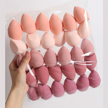 4/7/18piece makeup sponge set suitable for liquid BB cream powder application makeup egg dry wet dual-use powder puff girl