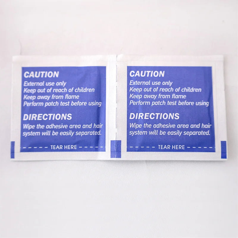New Non-woven Lace Glue Remover Pads For Wigs 20Pcs Remover For Tape In Hair Extensions Wholesalers Factory Price Wig Repair Kit