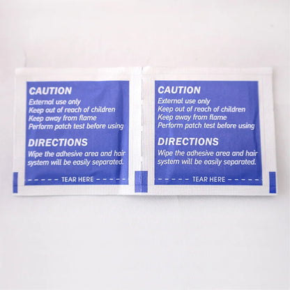 New Non-woven Lace Glue Remover Pads For Wigs 20Pcs Remover For Tape In Hair Extensions Wholesalers Factory Price Wig Repair Kit