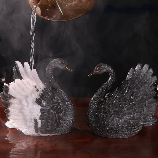 Tea Pet Color Changing Swan Golden Toad PiXiu Tea Plate Pet Accessories Tea Table Tea Ceremony Tea Set Decoration Gung Fu Tea