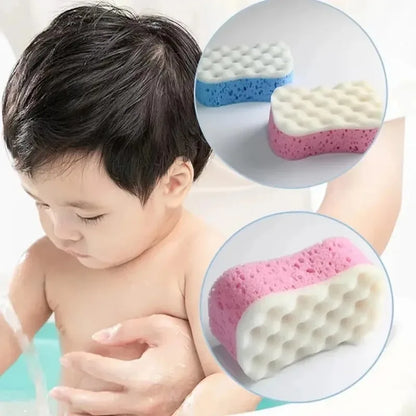 1/3PCS New Soft Bath Sponge Shower Natural Gentle Soothing Body Fiber Exfoliating Shower Sponge Wash Bouquet Bathing Accessories